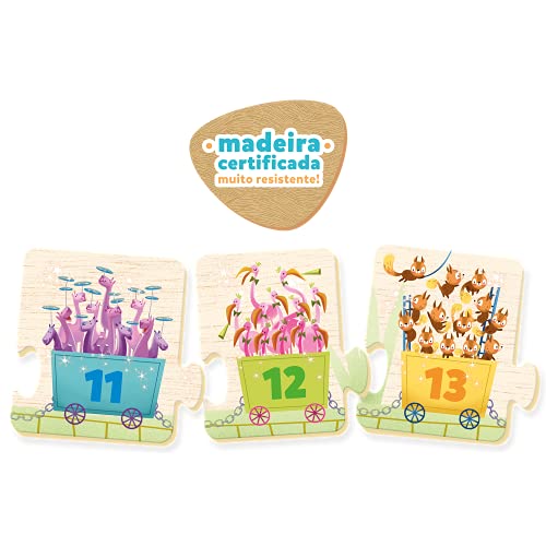 Trenzinho de Números Toyster Brinquedos