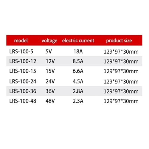 Alimentation à découpage LRS-100 5V 100W transformateur ca cc monosource boîtier - 2