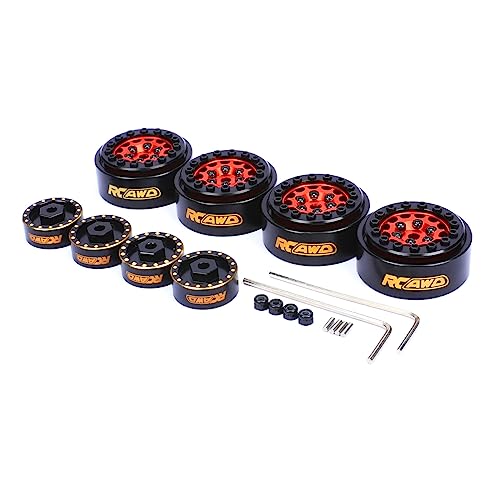 Roues lestées en laiton RCAWD robustes pour surélever votre chenillard Trx4m