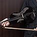 Full Size 4/4 Acoustic Violin Set,Beginner Violin Vintage Solid Wood Violin Starter Kit with Carrying Case,Bow and Rosin (Black)
