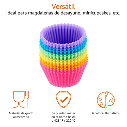 Moldes de silicona versátiles para magdalenas