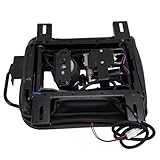 Aramox Asiento de Suspensión Neumática, Base de Amortiguación de Asiento de Camión Ajustable para Trabajo Pesado 24V, Ajuste de Altura de 14-20 Cm, Ajuste Universal para Camiones y