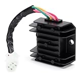 Voltage Regulator Rectifier 4 Wire Full Wave Universal Replacement for GY6 50 Scooter, Motorcycle, Boat Motor, Go Kart, TV Rectifier- AC to DC Rectifier 12v Voltage Regulator