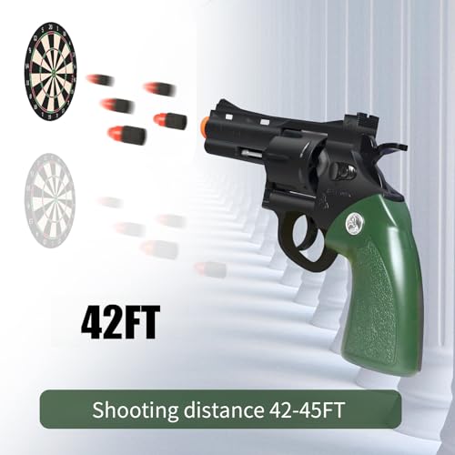 Yhwslyz ZP-5-357 Toy Revolver, Eva Soft Bullets Cap Gun Revolver Guns thumb #4