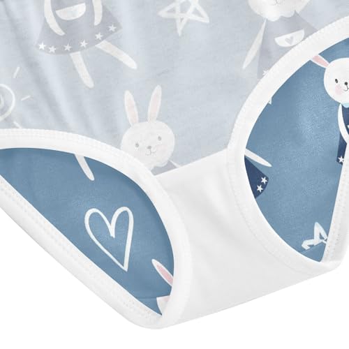 Wusikd Bunny Cartoon Girls Underwears Cotton Cute Rabbit Girls Briefs Soft Toddler Underwear 5T Multi 5