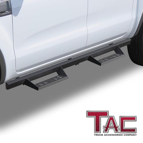 Estribos TAC para Ford Ranger SuperCrew 2019-2026 Negro miniatura 2