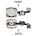 MMOBIEL Home Button Compatible with iPhone 6S / 6S Plus - Flex Cable Connector - Replacement - Incl. Screwdrivers - White