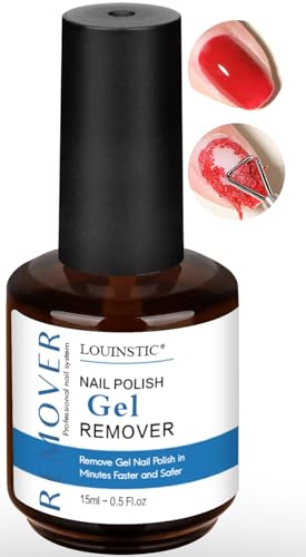 Removedor de esmalte gel LOUINSTIC 15 ml sin acetona miniatura 1