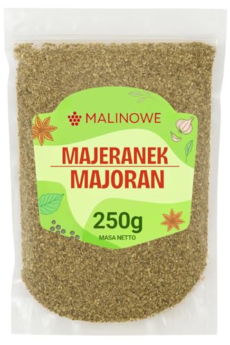 Malinowe MAJORAN GEREBELT UND GETROCKNET 250g Majoran Gerebelt Gewürze