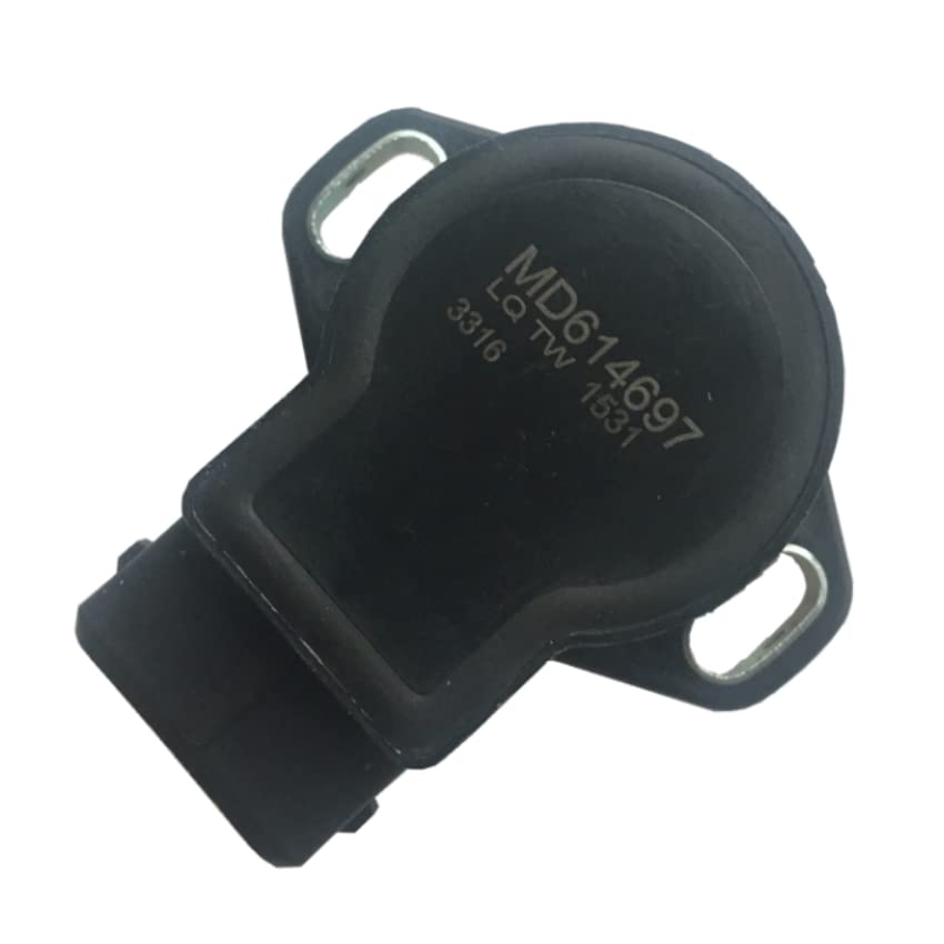 Throttle Position Sensor MD614697, Flange Mount, 0 - 90 Degrees, Push Button, Automotive