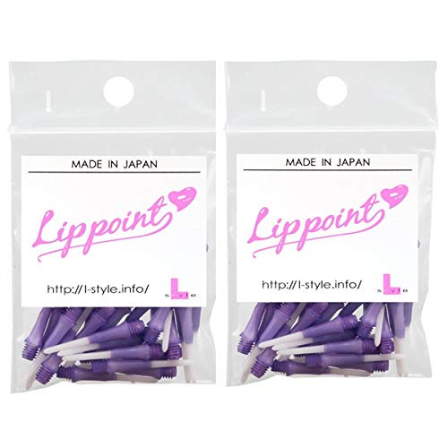 Pointes de fléchettes L-Style de couleur violette pour animer vos tournois entre amis