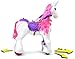 Feber My Lovely Unicorn 12V Ride On - Electric Vehicle- My Unicorn Electronic Pet & Long Pink Hair- Girl 3-7 Years
