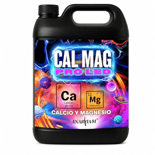 Cal Mag Especial LED 5 L Anarkia81 fortalece la estructura y activa la fotosíntesis de tus plantas