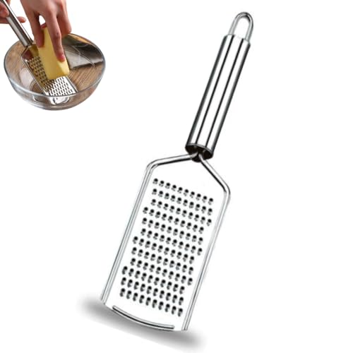 Ralador 1 Face Em Aço Inox Cabo Ergonômico Alça Pendurar Prático Ralar Queijo Casca Limão Coco Design Sofisticado Robusto Durável Fácil Manuseio