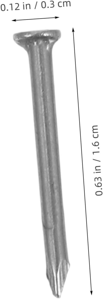 1bag Stainless Tip Nails Assorted Kit for Strong and Concrete and Finishing Nails Easy to Use and Replace