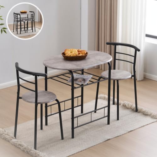 新品3点セット 楕円形 ダイニングセット 食卓 チェア2脚 コンパクトサイズ 送料無料】 2人用 円形ダイニング 3点セット (丸テーブル+チェア2脚)  円形テーブル 天然木 木製 ダイニングテーブル 丸テーブル ダイニングチェア 肘付き カラフル 北欧風 ナチュラル 幅1100×奥行 ... ダイニングテーブルセット 3点セット 楕円形 コンパクト [テーブル+チェア2脚] 2人掛け 木目調 おしゃれ 省スペース 狭小 一