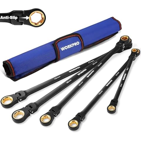 WORKPRO 5-Piece Flex-Head Wrench Set Cover