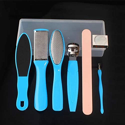 Tool Kit Reparatur Hobelmesser Set 8-in-1-Fuss-Platte Honen Fuß Stein Schleifen Fußhaut Squeegee zu Dead Skin Nicht-Elektro-Pediküre-Tool