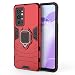 Produktbild ESTH® Kompatibel mit OnePlus 9RT 5G Hülle mit 360° Drehbarer Ring Ständer Schutzhülle Case [für Handyhalterung Auto Magnet] Militär Stoßfest Handyhülle, Rot