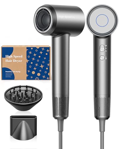 BANNILU 130M Ionen Föhn mit Diffusor, High-Speed Haartrockner – Ansicht 1