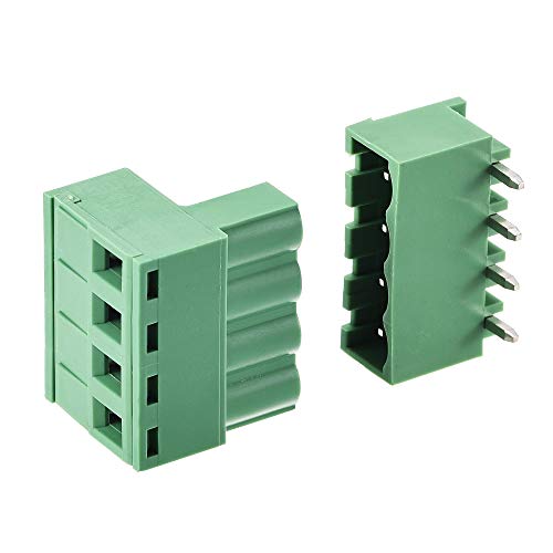 Conectores de bloque de terminales para PCB con paso de 5,08 mm y 4 pines 5