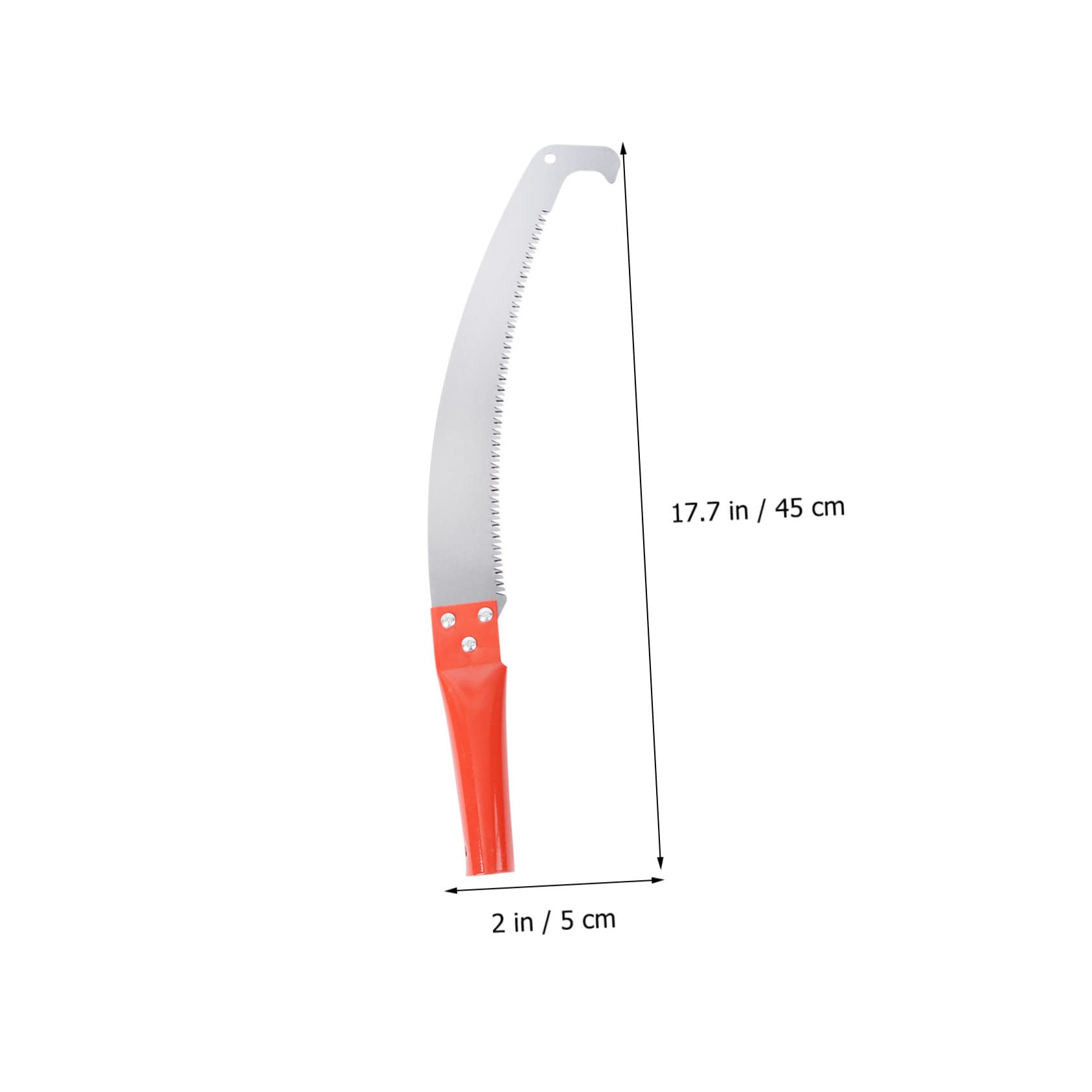 POPETPOP Fruit Tree Trimming Saw High Cutting Tool for Gardening Woodworking Landscaping Ergonomic Handle for Pruning Branches Shrubs Trees Silver Design
