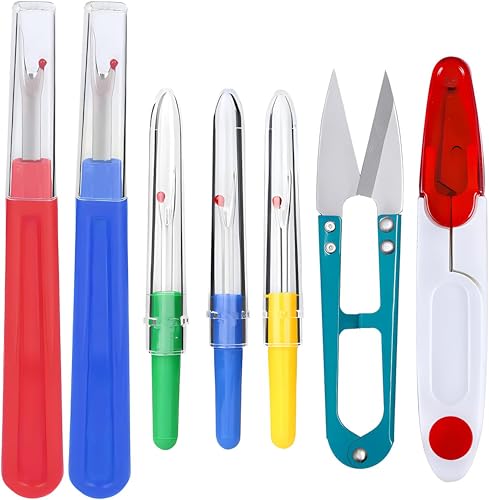 7pcs Seam Ripper and Thread Remover Kit for Sewing, 2
