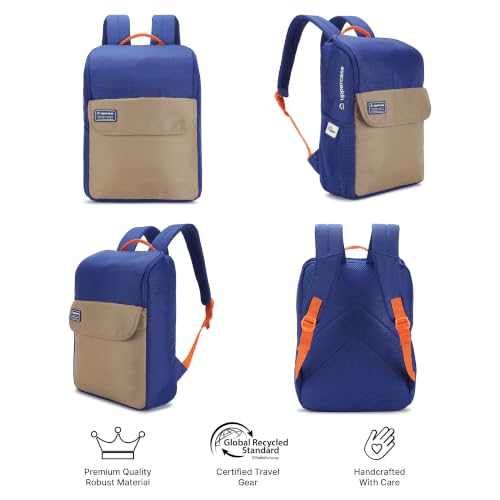 Image of uppercase Medium 17L Backpack 1700EBP1 3x more water resistant sustainable bag with Rainproof zippers for Men, Women, Boys and Girls, 750 Days warranty