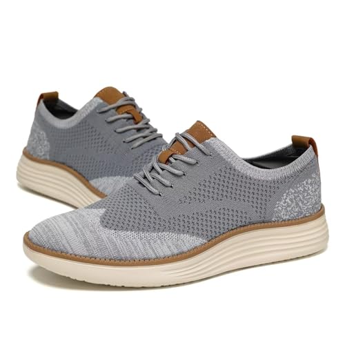 Image of Men's Oxfords Lace-Up Lightweight Casual Walking Shoes Dress Shoes Fashion Sneakers