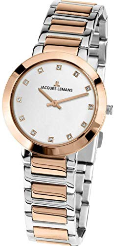 Jacques Lemans Milano 1-1842.1N montre bracelet en acier inoxydable poli