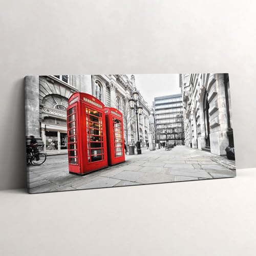Art mural de qualité avec image imprimée sur toile Londres 120x60cm Wallfluent