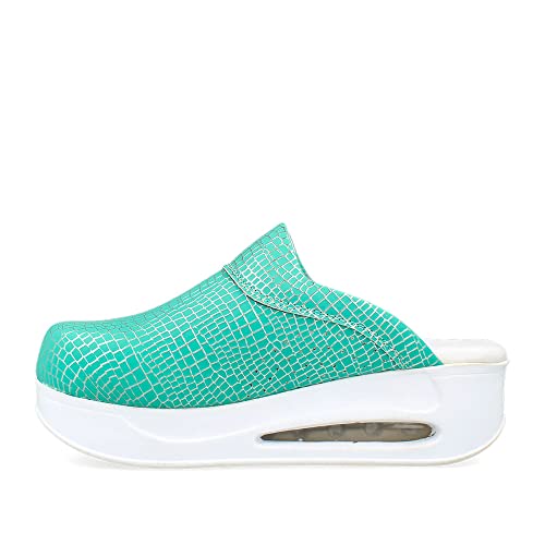 Zapatísimos Zueco Sanitario con Planta anatómica de Piel Suela Antideslizante y cámara de Aire, clínica, Hospital, Enfermeras, médicos Cover