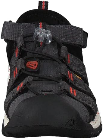 KEEN Newport Neo H2 Closed Toe Water Sandals, Magnet/Spicy Orange, 4 US Unisex Big Kid | Image 3