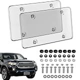 Anti Flock Camera Plate Covers, 2 Pack License Plate Protect...