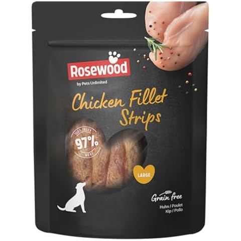 Rosewood Chicken Fillet Strips for Dogs Cover