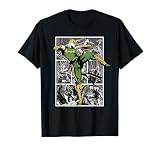 Marvel Comics レトロクラシックアイアンフィスト レインバトルパネル Tシャツ