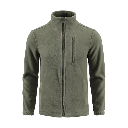 Genérico Ropa de Caza Hombre Chaqueta Invierno Impermeable Sport de Invierno Casaca Para Homem Inverno Chamarras Abrigo Frio Extremo Chaqueta Militar Hombre Verde militar L