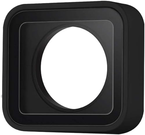 Lente protectora de repuesto para GoPro Hero 7 Funda de cristal negro Kit de accesorios de cámara de acción (negro)