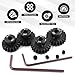 OGRC 4PCS Mod 1 Pinion Gear Hardened Steel 5mm Motor Shaft Gear Set 19T 20T 21T 22T M1 Pitch Gears for 1/8 1/10 RC Car
