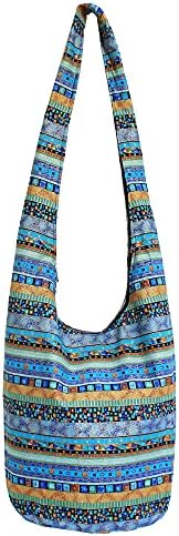 Ethnic Style Bag Lady's Everyday Crossbody Shoulder Bags Women Tourist Handbag Cotton Hobo Sling Bag Shoulder Bags Bohemian