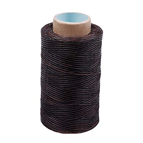 MIUSIE Colorful 284Yards Leather Sewing Waxed Thread-Practical Long Stitching Thread  for Leather Craft DIY/Bookbinding/ Shoe Repairing/Leather Projects