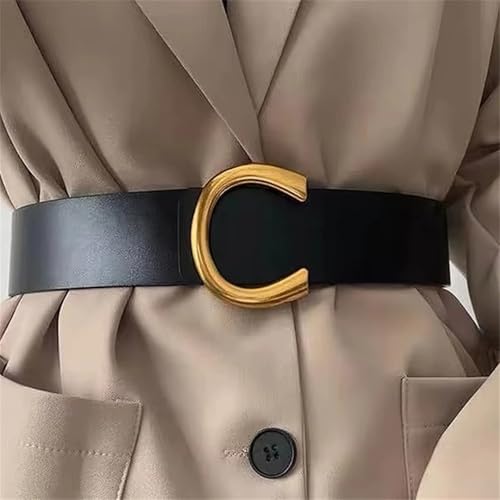 Women’S Genuine Cowhide Belt With Retro Horseshoe Clasp For Party Skirts And Fashion Accessories3