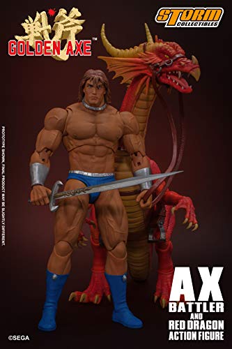 Storm Collectibles 1/12 Ax Batler & Red Dragon Golden Axe, Multi