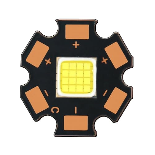 Puce LED 12V 60W carrée 3000K à forte intensité lumineuse 4,5A