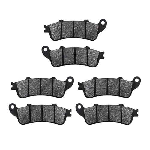 Plaquettes de frein avant et arrière pour moto NT650, VFR800 et XL1000, lot complet de 3 paires