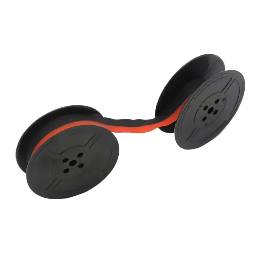 Ruban pour Machine à écrire GR9, Double Bobine Rouge et Noir, Compatible avec Les Fournitures d'imprimante Hero, 5 pièces