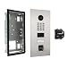 Produktbild DoorBird D2101V Türstation mit ekey sLine Fingerprint (Edelstahlgehäuse, Fingerprint Schwarz, Controller), Sprechanlage mit biometrischer Zutrittslösung zur Unterputzmontage, 15 W, 15 V, Edelstahl V4A