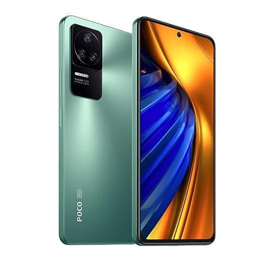 Poco F4 5G + 4G LTE 256GB + 8GB Versão Global Desbloqueada 6,67" 120Hz 64Mp Câmera Tripla (Não Verizon Sprint Boost Cricket Metro At&T) + (com Fast Car 51W Charger Bundle) (Nebula Green)