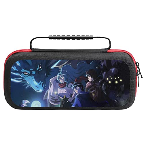 Switch ケース 月が導く異世界道中 薄型 スイッチ ケース 可愛い スイッチ専用ケース 大容量 Switchカバー Switch専用キャリーケース 持ち手付き スイッチポーチ 衝撃吸収 収納バッグ スイッチカバー Joy-Con 収納ケース 20個カ