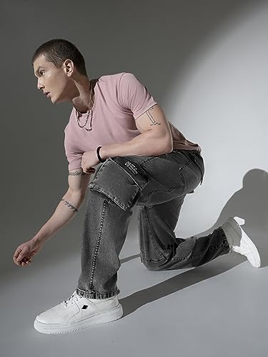 Image of Hubberholme Men's Loose Fit Cargo Jogger Jeans